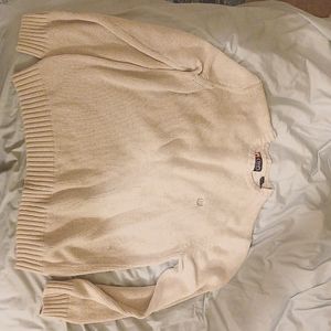 Vintage Chaps, Ralph Lauren white crew neck sweater